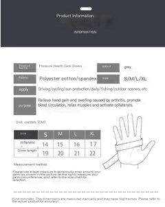 Arthritis Compression Half-Finger Gloves