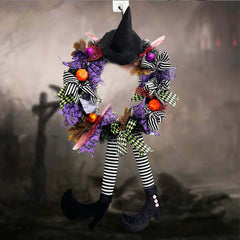 Haunted House Wreath