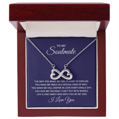 Endless Love Necklace - For Soulmate The Way You Make Me Feel