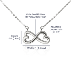 Endless Love Necklace - For Soulmate The Way You Make Me Feel