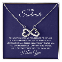 Endless Love Necklace - For Soulmate The Way You Make Me Feel