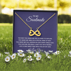 Endless Love Necklace - For Soulmate The Way You Make Me Feel