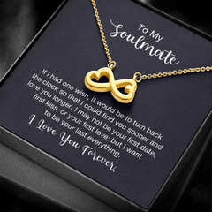 Endless Love Necklace - For Soulmate If I Had One Wish