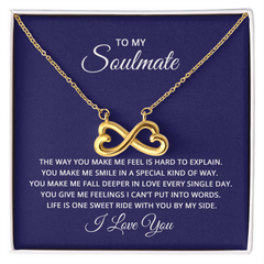 Endless Love Necklace - For Soulmate The Way You Make Me Feel