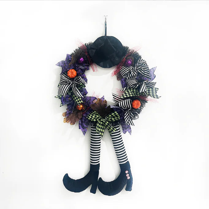 Haunted House Wreath
