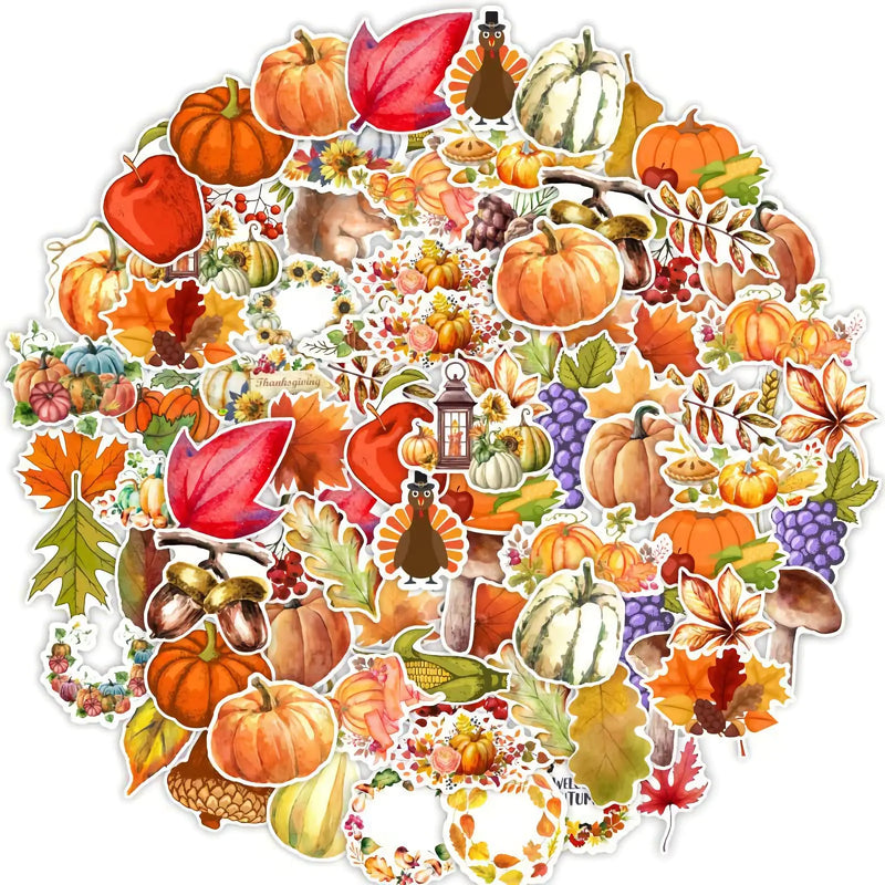 Thanksgiving Vinyl Stickers